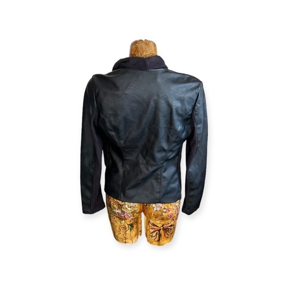 BLANK NYC black jacket small asymmetrical - Picture 4 of 7